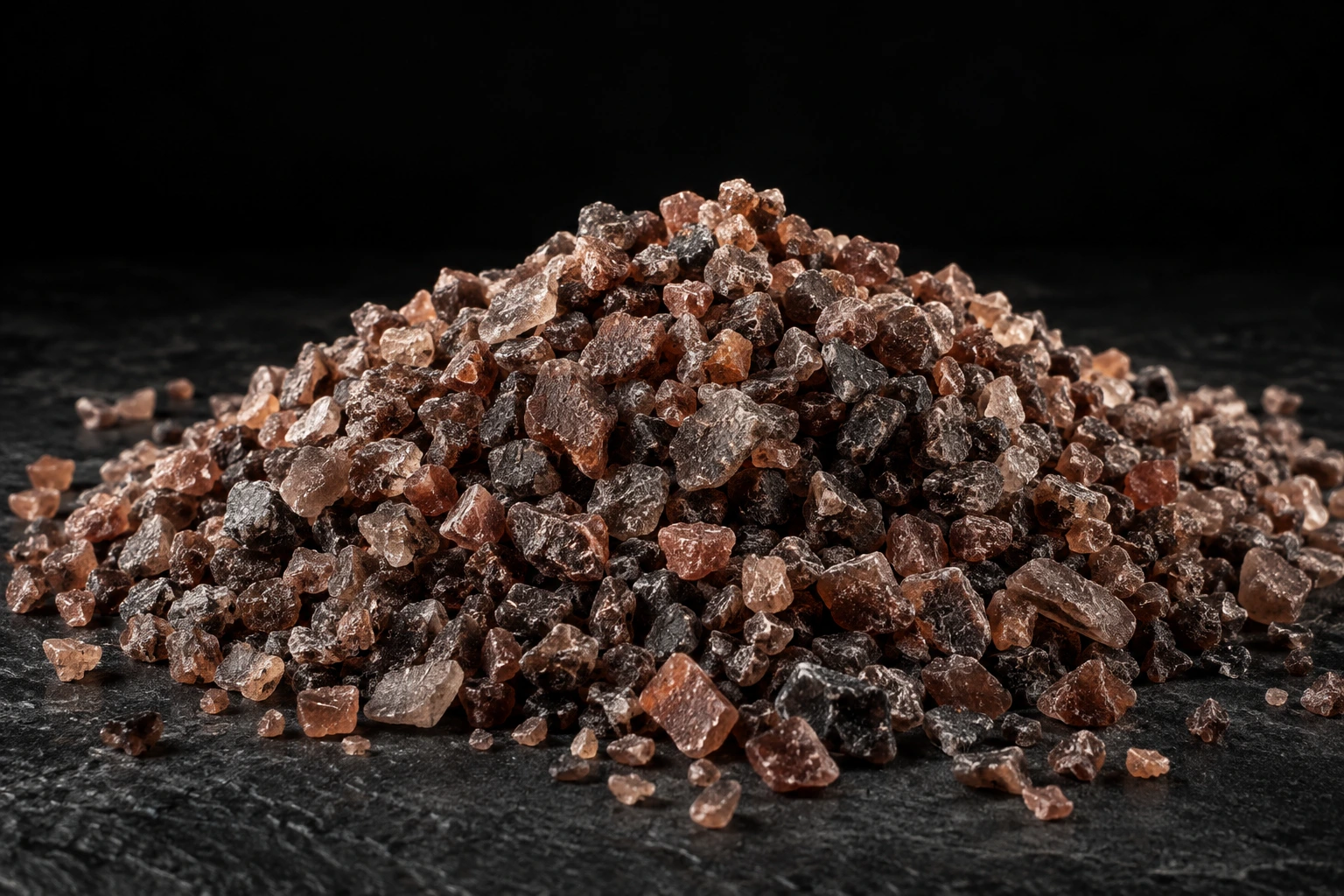 Black salt, coarse crystal reference