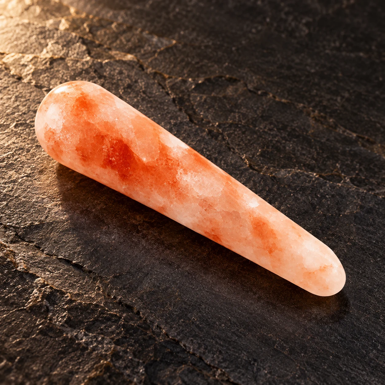 Massage Wand Salt — illustrative studio visualization based on the SM SALT product