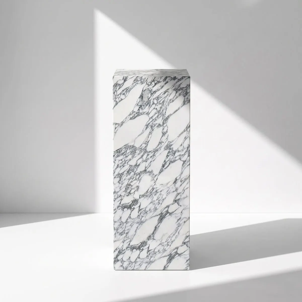 Arabescato Marble Pedestal Stand