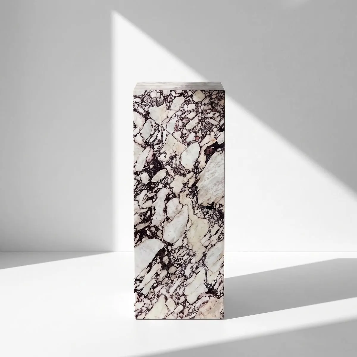 Calacatta Viola Marble Pedestal Stand