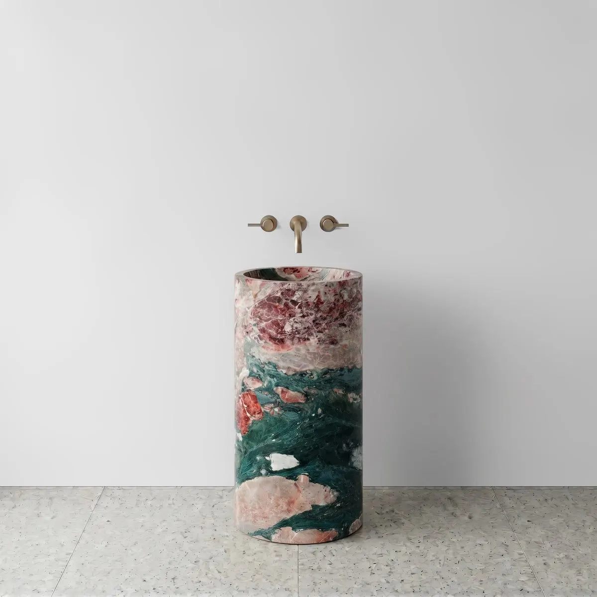 Four Seasons Marble Pedestal Sink - Cylinder