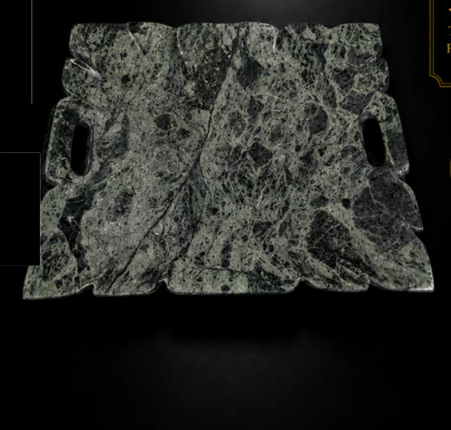 Jungle Green Marble Tray