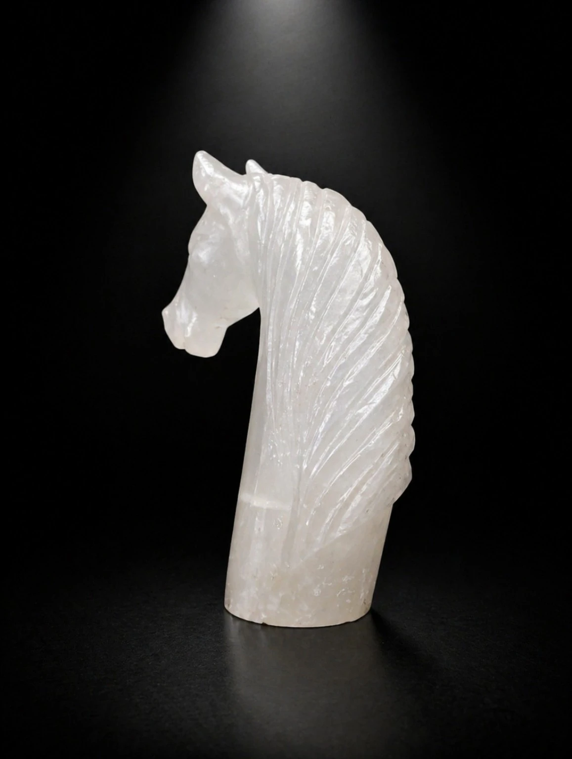 White Himalayan Salt Horse Head