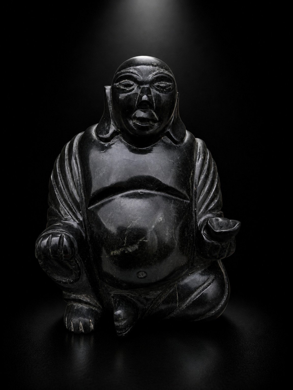 Black Seated Buddha