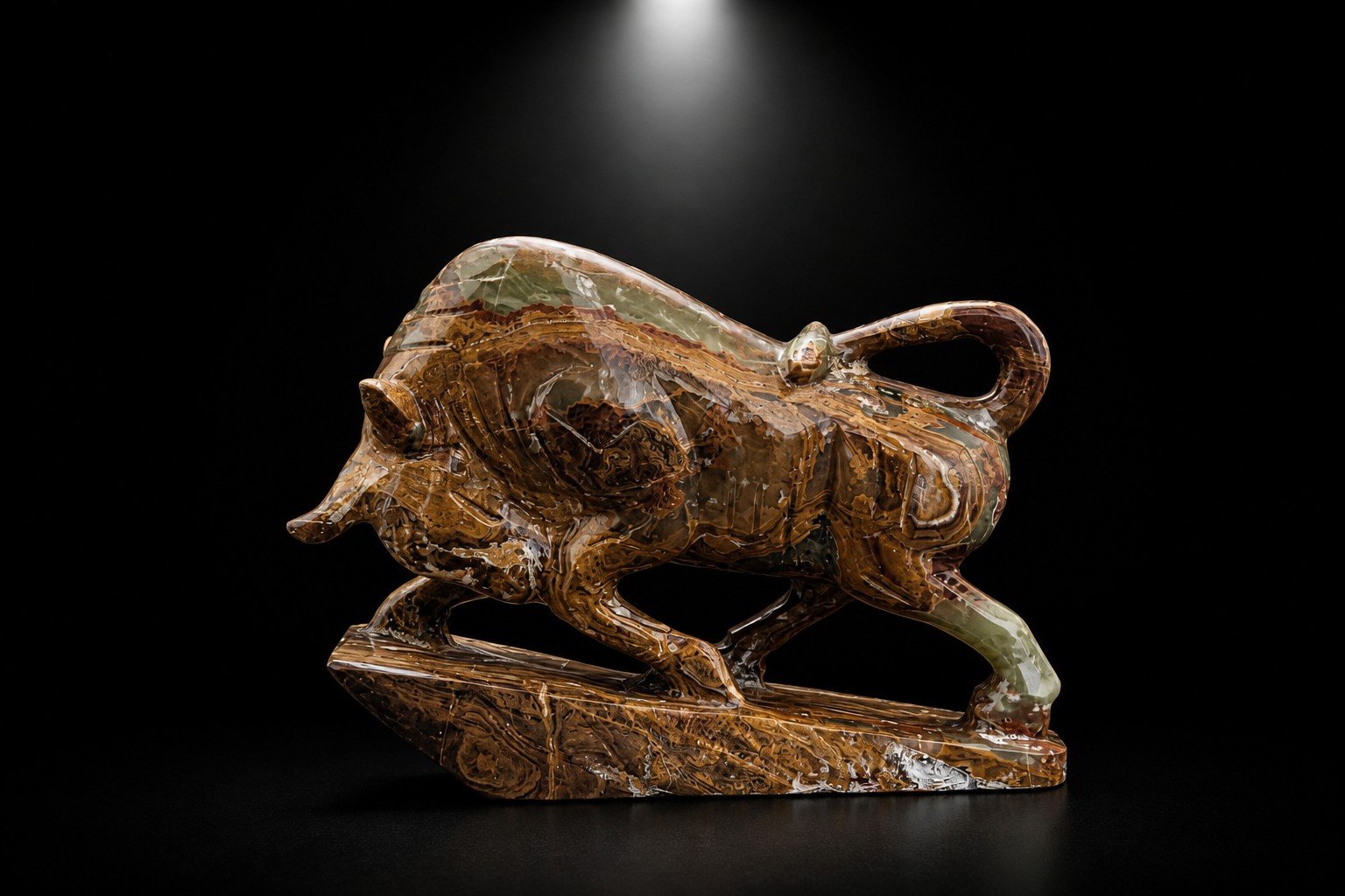 Banded Charging Bull