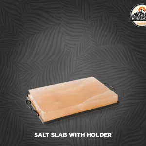 Cooking Salt Slab With Iron Holder