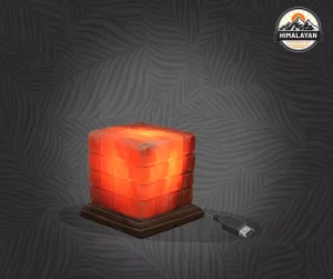Cube Lined USB Lamp