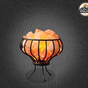 Iron Basket Salt Lamp D6