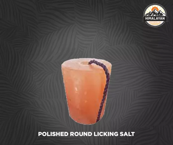 Polished Round Licking Salt