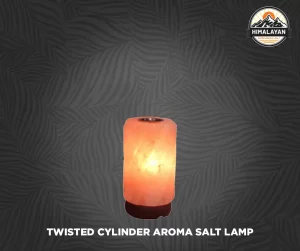 Twisted Cylinder Aroma Salt Lamp