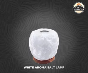 White Aroma Salt Lamp
