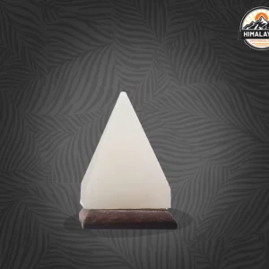 White Triangle Salt Lamp