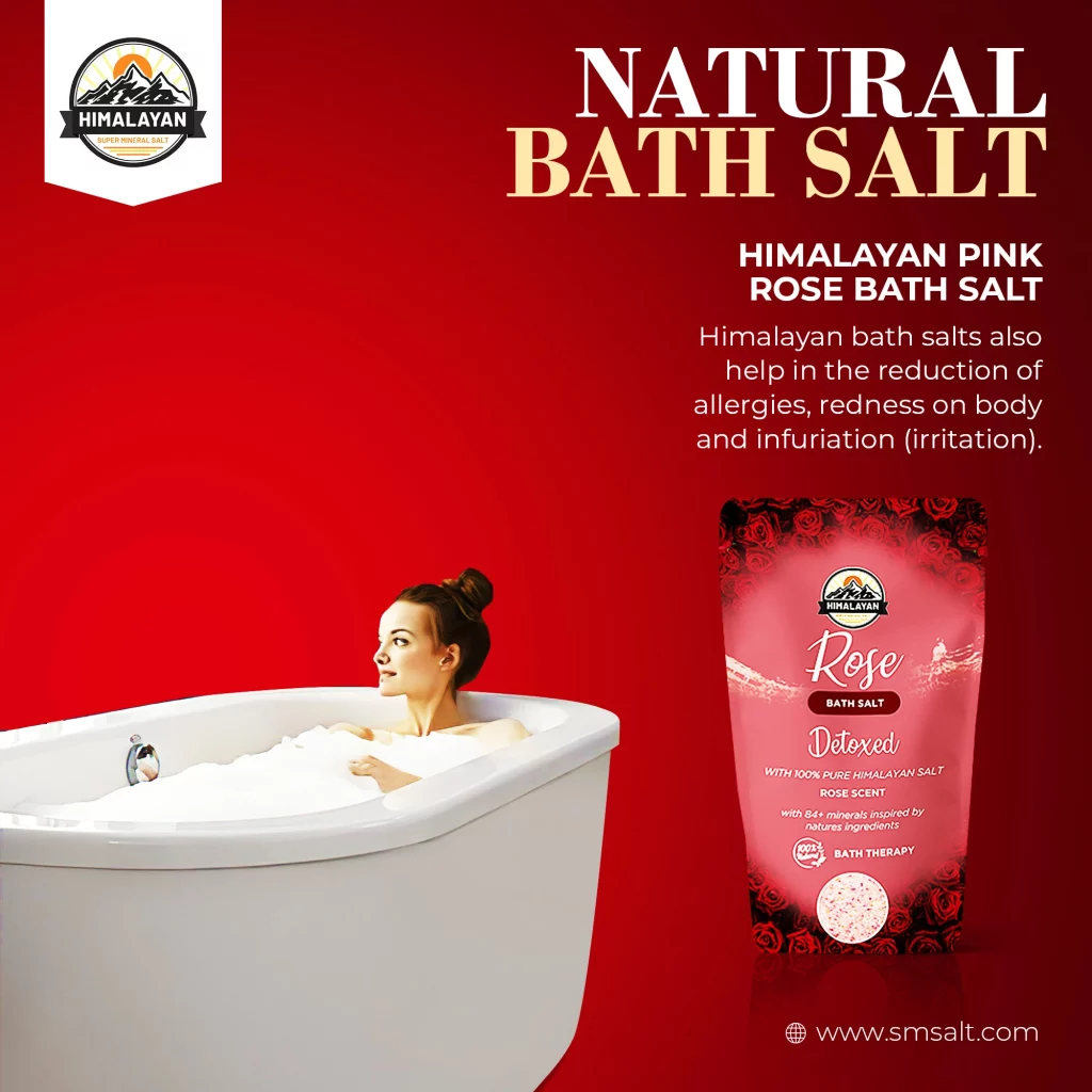 himalayan pink salt bath