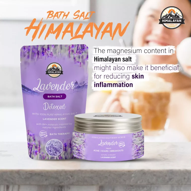 lavender salt scrub