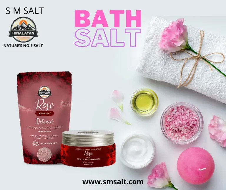 pink bath salts