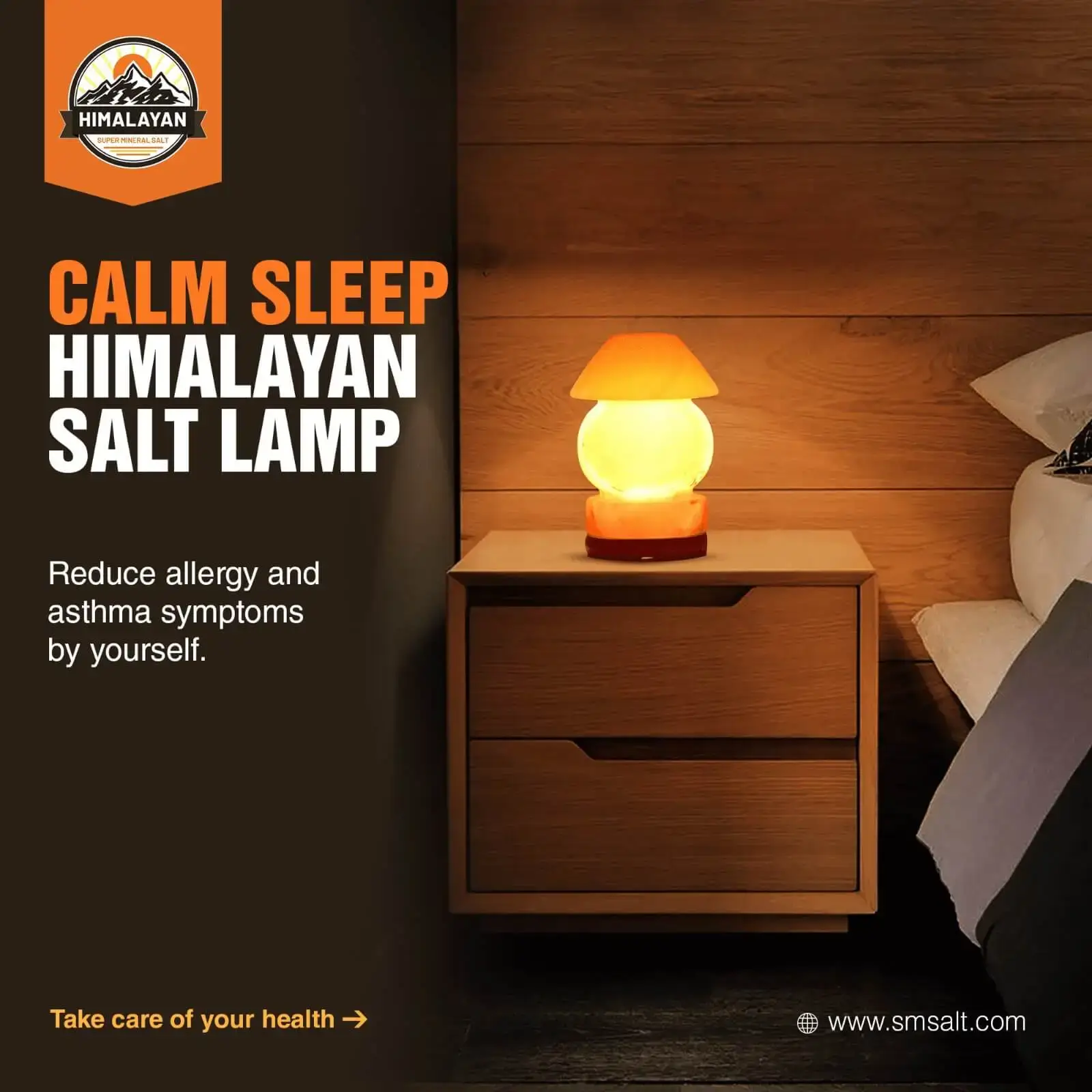 Himalayan Salt Crystal Lamp