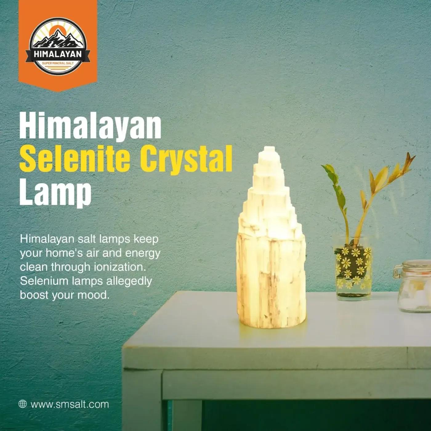 Himaliyan pink salt natural USB lamps