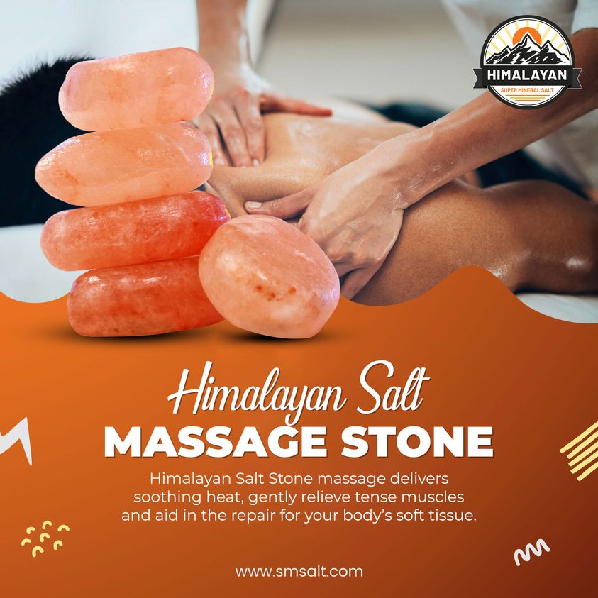 Himalayan salt massage stone