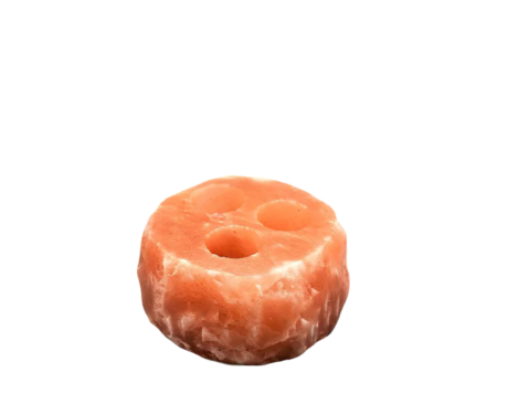 3 Hole Natural Round Candle Holder