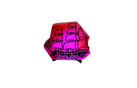 3D ship wooden Usb SAlt Lamp