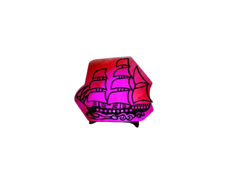 3D ship wooden Usb SAlt Lamp