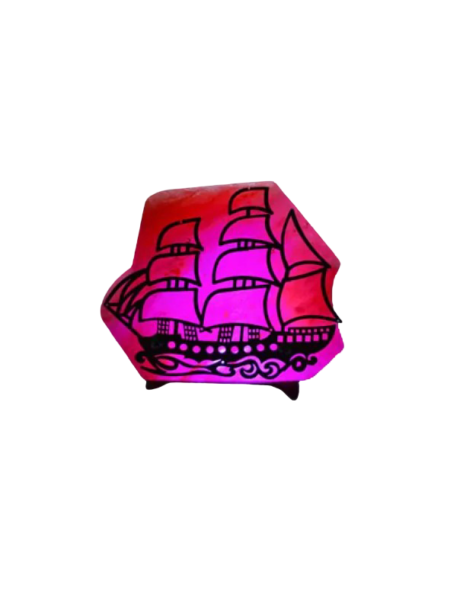 3D ship wooden Usb SAlt Lamp