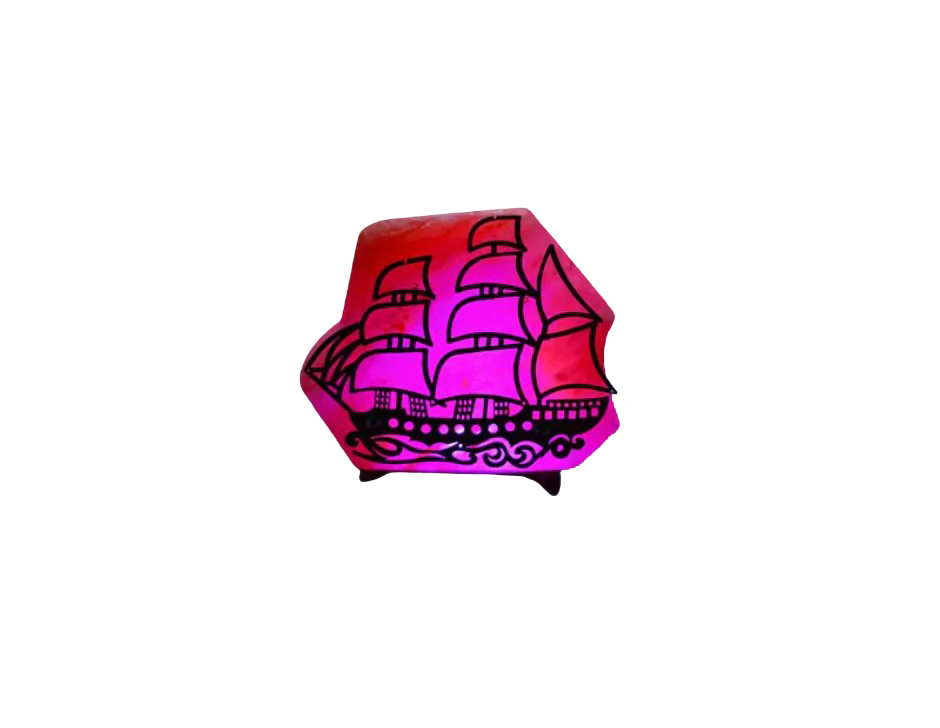 3D ship wooden Usb SAlt Lamp