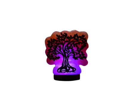 3D tree woden Usb Salt Lamp d2