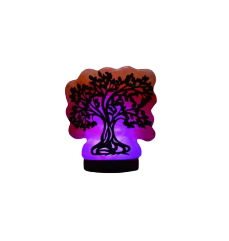 3D tree woden Usb Salt Lamp d2