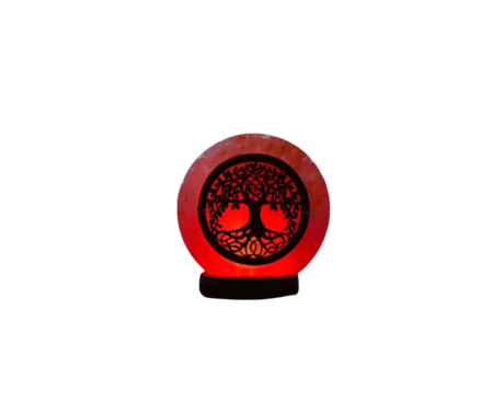 3D tree wooden Usb Salt Lamp
