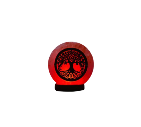 3D tree wooden Usb Salt Lamp