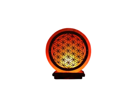 Flower Sheet Wooden Lamp
