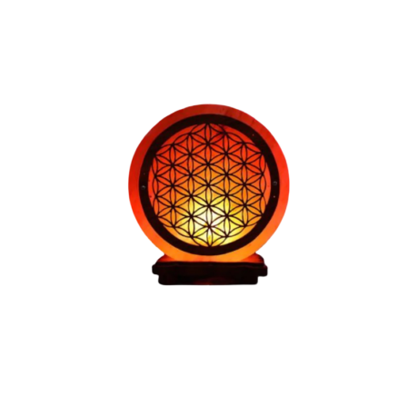 Flower Sheet Wooden Lamp