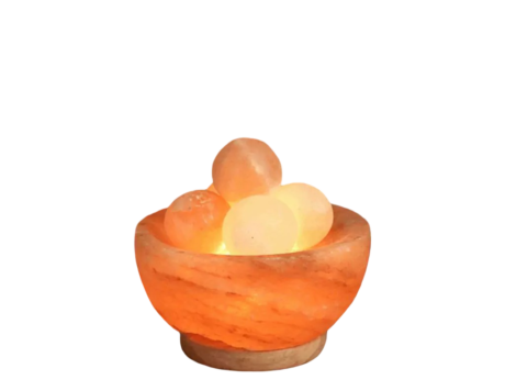 Ball Fire Bowl Salt Lamp