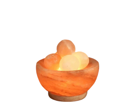 Ball Fire Bowl Salt Lamp