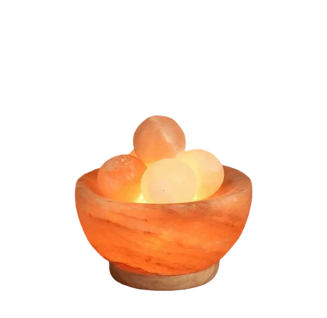 Ball Fire Bowl Salt Lamp