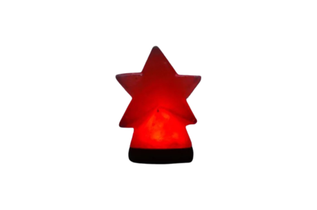 Christmas wooden Usb Salt Lamp