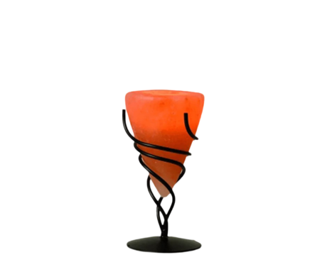 Cone Candle Holder With Iron Stand