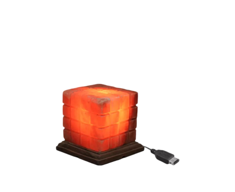 Cube Lined USB Lamp