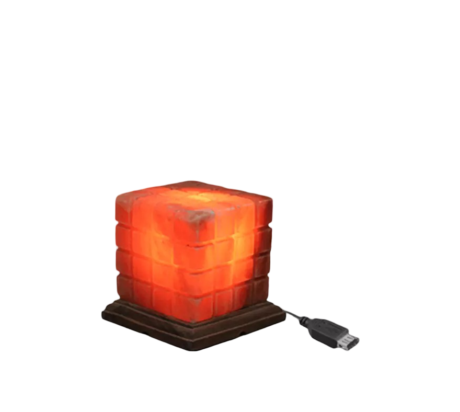 Cube Lined USB Lamp