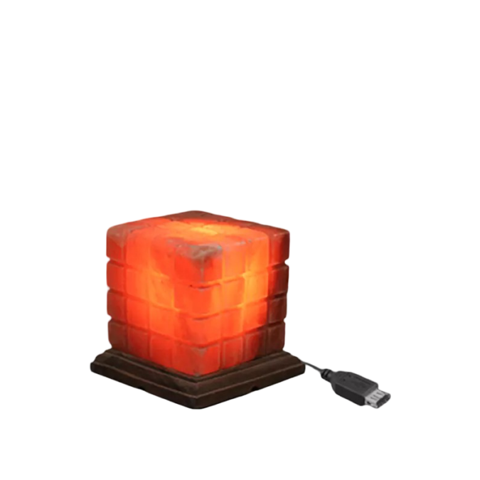 Cube Lined USB Lamp