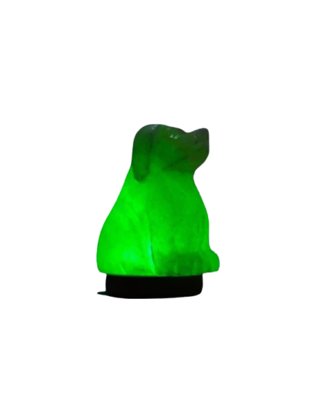 Dog Usb Salt Lamp