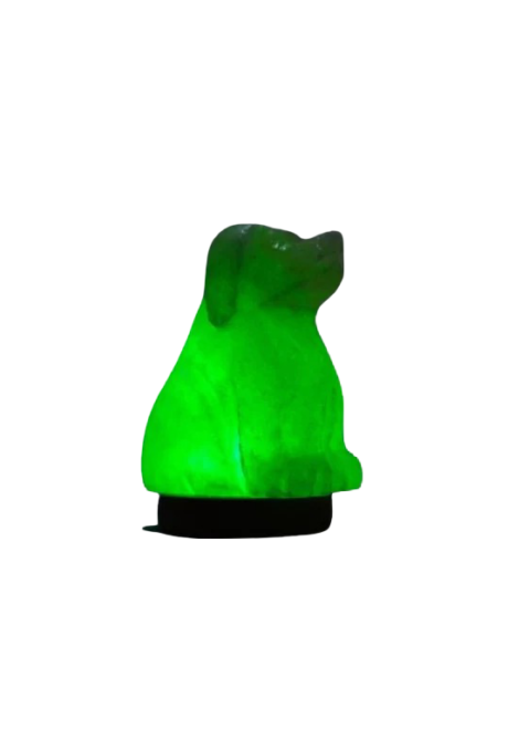 Dog Usb Salt Lamp