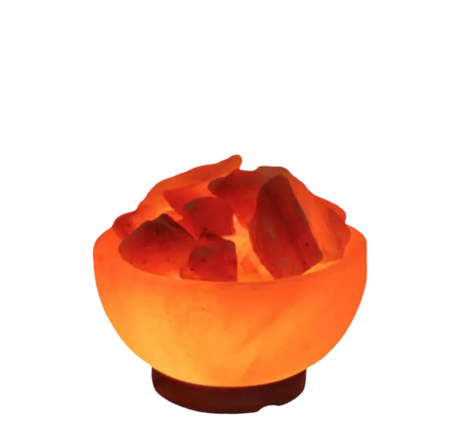 Fire Bowl Chunks Salt Lamp
