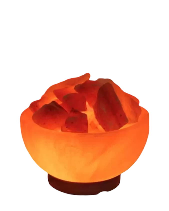 Fire Bowl Chunks Salt Lamp