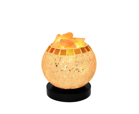 Glass Bowl Salt Lamp