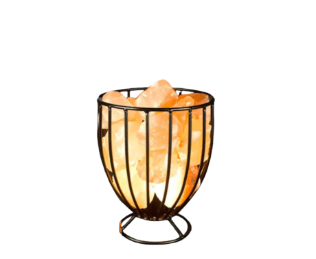Iron Basket Salt Lamp D5