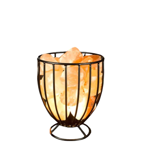 Iron Basket Salt Lamp D5
