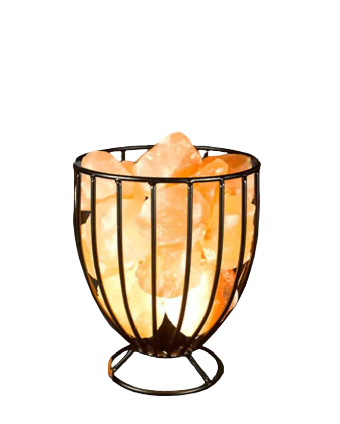 Iron Basket Salt Lamp D5