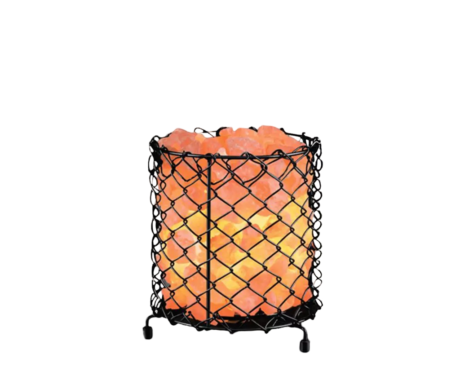 Iron Basket Salt Lamp D8